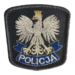 Orzełek Policji do pokrowca z rzepem