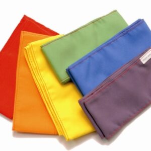 ZESTAW 6 szt SZARF SZKOLNYCH w 6 kolorach MIX