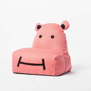 Pufa siedzisko Hippo – Różowa
