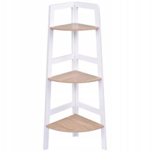 Regał narożny z 3-półkami