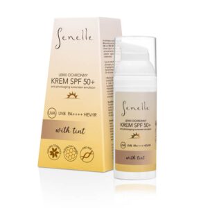 Senelle lekki ochronny krem SPF 50+ UVA UVB PA++++ HEV/IR 50 ml
