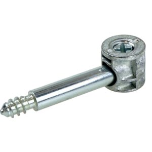 Złącze baryłkowe do otworu Ø 15 mm, baryłkowe mocne, gwint do drewna