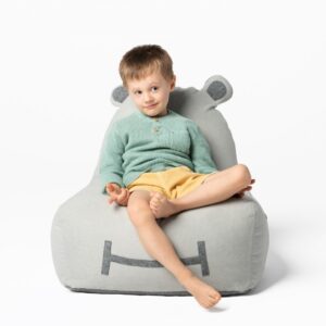 Pufa siedzisko Hippo Soft – Szara