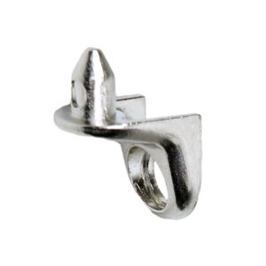 Podpórka półki z bolcem i otworem, znal, nikiel