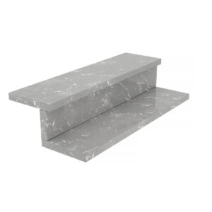 Schody aglomarmur Coffee Grey 2cm