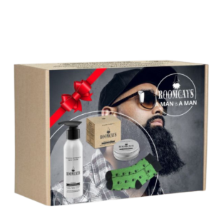Zestaw prezentowy ROOMCAYS – Szampon do brody, wosk, skarpetki