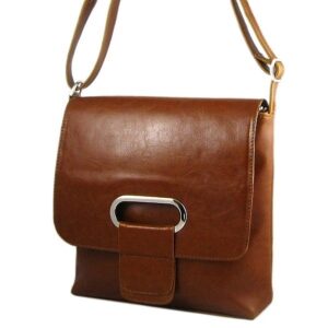 Torebka skórzana damska listonoszka DAN-A T37 camel