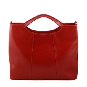 Torebka skórzana damska aktówka DAN-A T105 czerwona