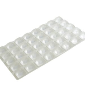 Odbojnik silikonowy 12,5 x 12,5 x 5,8 mm do drzwiczek