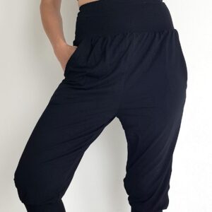 Spodnie alladynki krótkie czarne