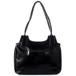 Torebka skórzana damska DAN-A T1 czarna