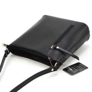 Skórzana pakowna damska listonoszka na ramię