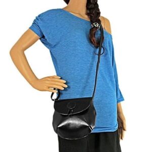 Torebka skórzana damska listonoszka DAN-A T46 czarna