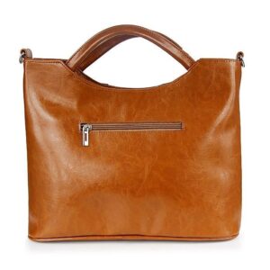 Torebka skórzana damska aktówka DAN-A T105 camel