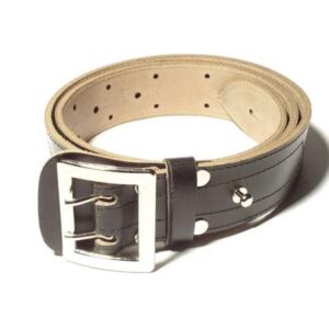 Pas skórzany główny – czarny