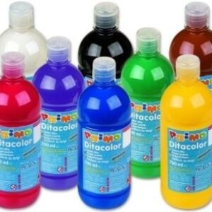 Farby do malowania palcami  ZESTAW 10 kol x 750ml