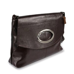 Torebka skórzana damska listonoszka DAN-A T22 czekoladowa