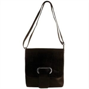 DAN-A T37 czekoladowa torebka skórzana damska listonoszka