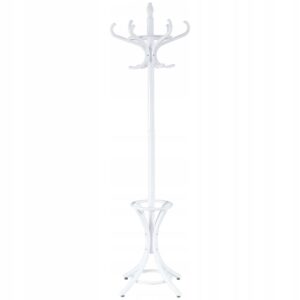 Wieszak stojak obrotowy na ubrania drewniany