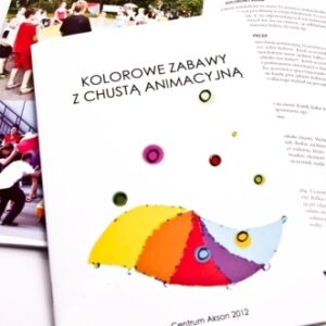 Książka: Zabawy z chustą animacyjną wyd. Akson