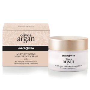 MACROVITA Olive & Argan Multi-Effective naturalny 24-godzinny krem do cery normalnej i mieszanej 50ml
