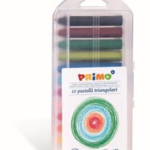 Kredki woskowe trójkątne – 12 kolorów