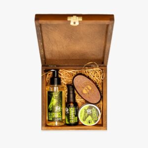 Zestaw dla brodacza Elegance Dark Large