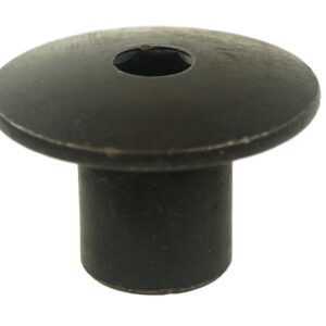 M10 x 16 MM, Nakrętka ericsona z łbem kulistym, ocynk czarny