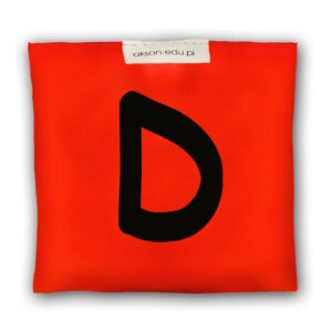 Woreczek gimnastyczny z literką D – szkolny Akson