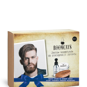 Zestaw kosmetyków dla mężczyzn #4: balsam do zarostu, olejek do brody i szczotka do zarostu