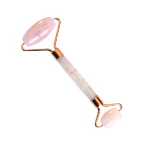 Masażer do twarzy i ciała z kwarcu różowego