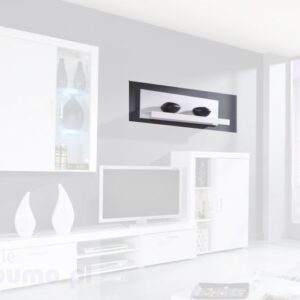 Półka wisząca biała mat 110 x 22 cm Rumba