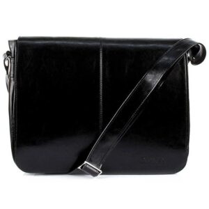 Torba skórzana przez ramię DAN-A T53 czarna