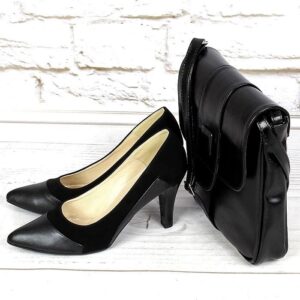 Torebka skórzana damska listonoszka DAN-A T123A czarna