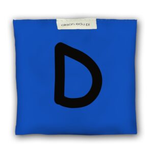 Woreczek gimnastyczny z literką D – szkolny Akson