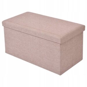 Składana pufa ze schowkiem