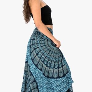 Rozkloszowana długa spódnica orientalny wzór