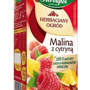 Herbata Herbapol Herbaciany Ogród Malina z cytryną 20t