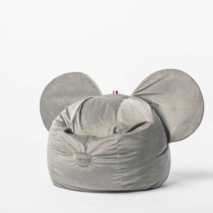 Pufa siedzisko z uszami Ears – Szara