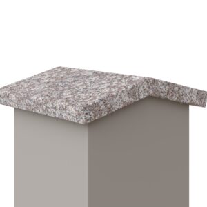 Daszek dwuspadzisty klejony granitowy Brąz Królewski 2cm