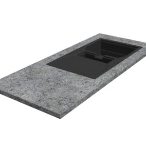 Blat kuchenny z granitu Black Sky 2cm LAPPATO