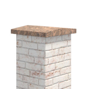 Daszek dwuspadzisty monolit granitowy Bohus Red 3cm