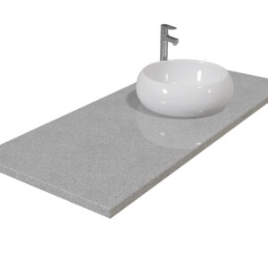Blat łazienkowy konglomerat kwarcowy Maestro Gobi Grey 2cm