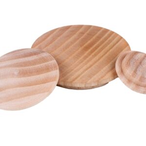 Zaślepki jesionowe Ø 10 – 40 mm