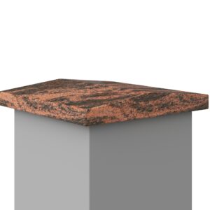 Daszek dwuspadzisty monolit granitowy Multicolor Red 3cm