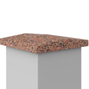 Daszek dwuspadzisty monolit granitowy New Balmoral Red 3cm