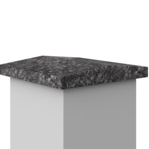 Daszek dwuspadzisty monolit granitowy Steel Grey 3cm