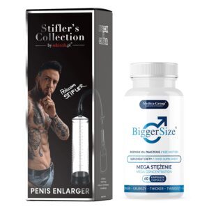 Pompka do powiększenia penisa + BiggerSize kapsułki