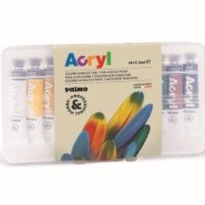 Farby Akrylowe w tubkach 12×7,5ml