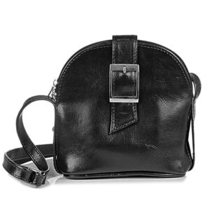 Torebka skórzana damska listonoszka DAN-A T35 czarna